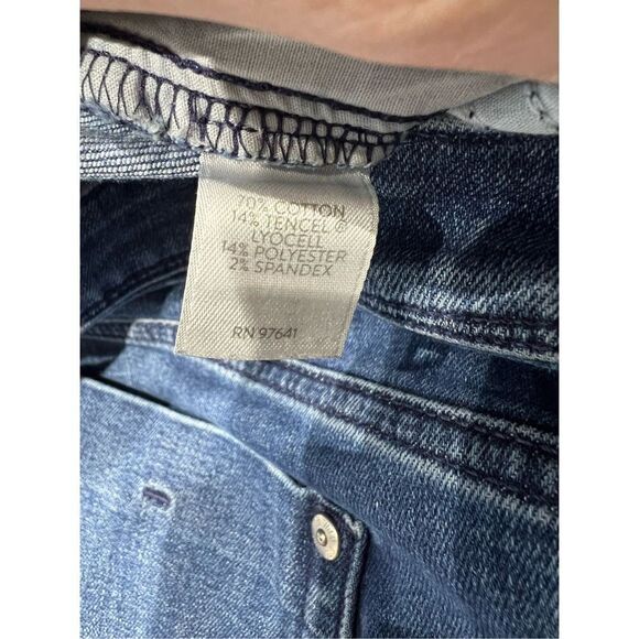 J. Jill Denim Womens Authentic Fit Slim Ankle Jeans Blue Denim Medium Wash Sz 4 - Picture 4 of 7